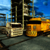 Railroad crossing Freight train mania icon