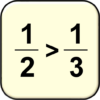 Math. Theory of fractions icon